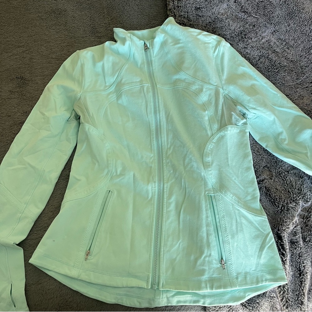 lululemon athletica Light Mint Full-Zip Jacket